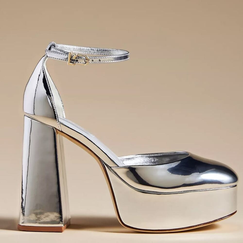 Larroudé Ari Platform Mary Jane Heels